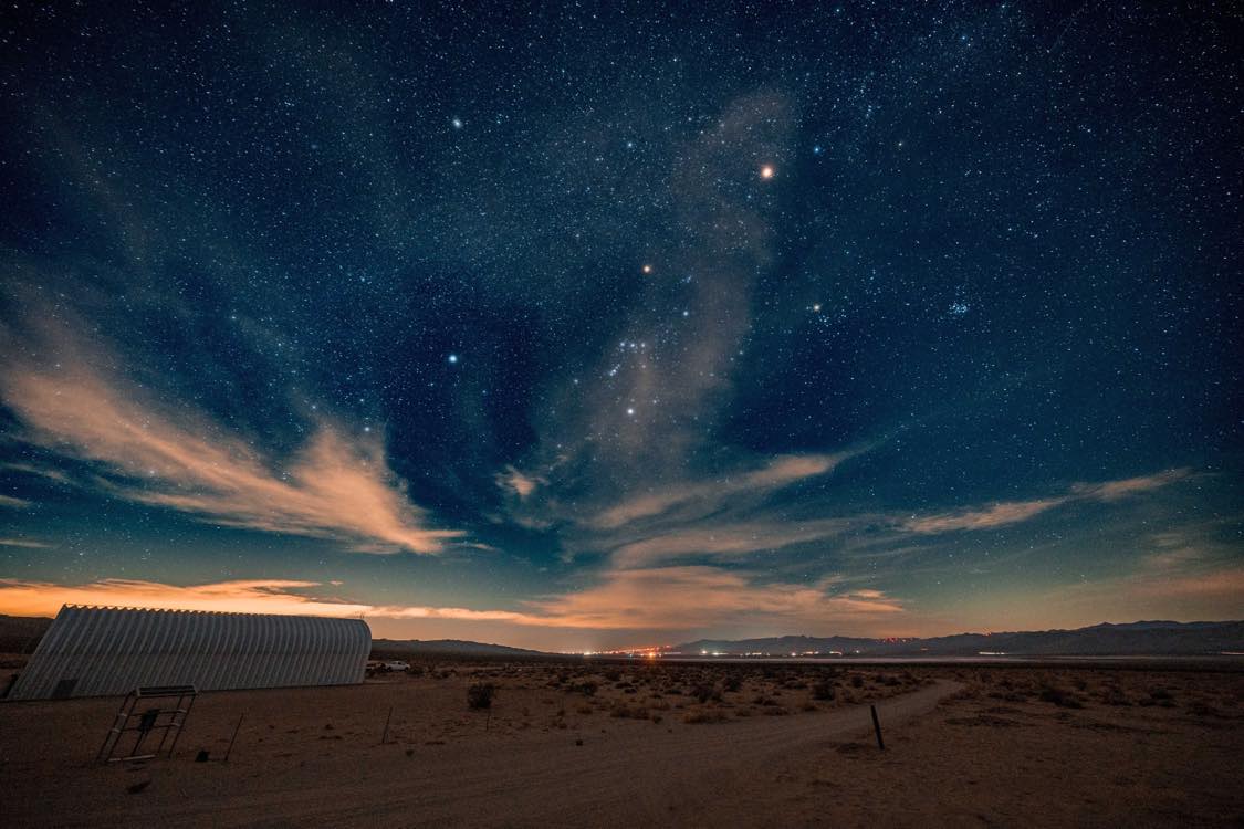 Stars in the Mojave taken by Chris